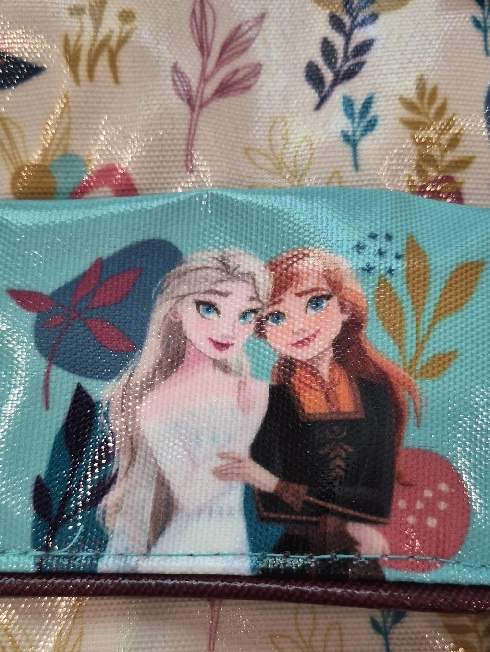 Disney Frozen Anna and Elsa convertible tote backpack